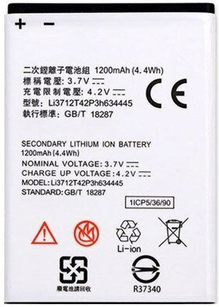 ZTE Li3712T42P Συμβατή Μπαταρία Αντικατάστασης 1200mAh για