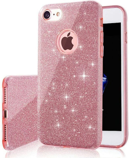 Caselab Glitter Back Cover Σιλικόνης Ροζ (iPhone 13)