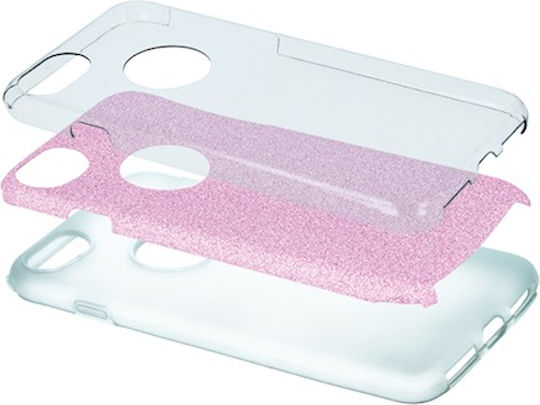 Caselab Glitter Back Cover Σιλικόνης Ροζ (iPhone 13)