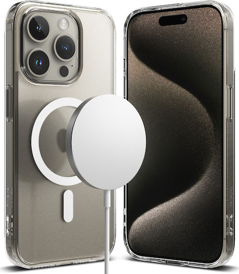 Ringke Fusion Magnetic Back Cover Σιλικόνης / Πλαστικό 2mm Matte Clear (iPhone 15 Pro Max)