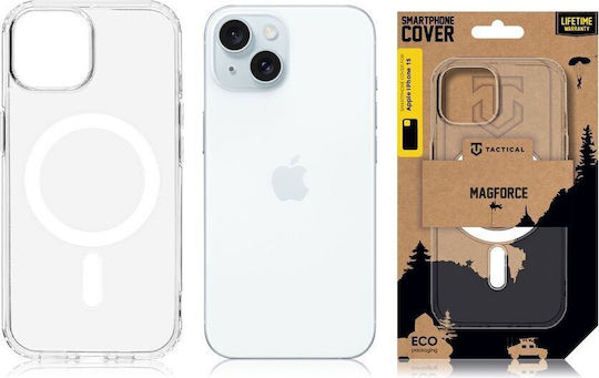 Tactical Magforce Cover Umschlag Rückseite Kunststoff / Silikon Transparent (iPhone 15)