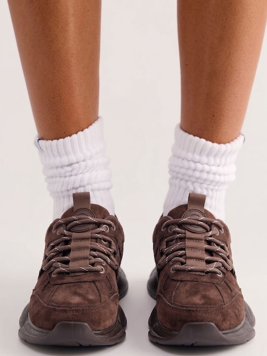 Women's Chunky Sneakers Dark Brown