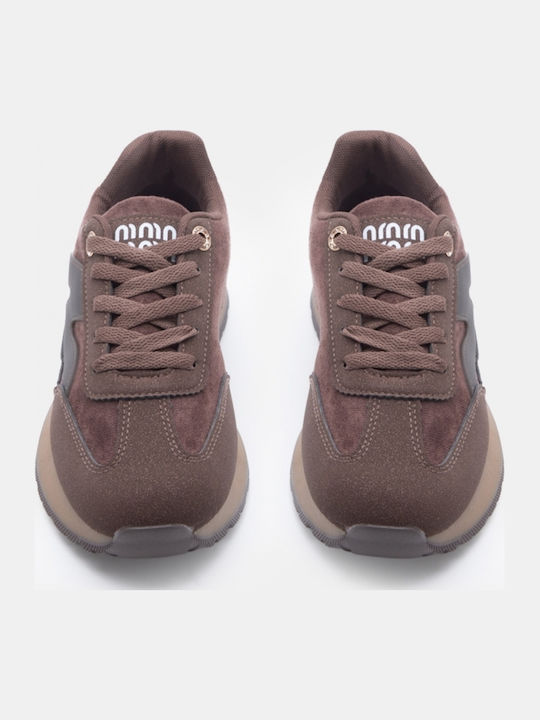 Women's Dark Brown Sneakers