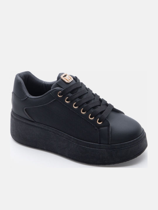 Women's Flatforms Sneakers Black