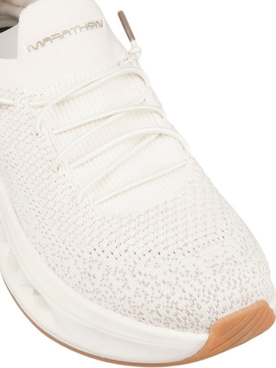 Damen Sneakers Beige