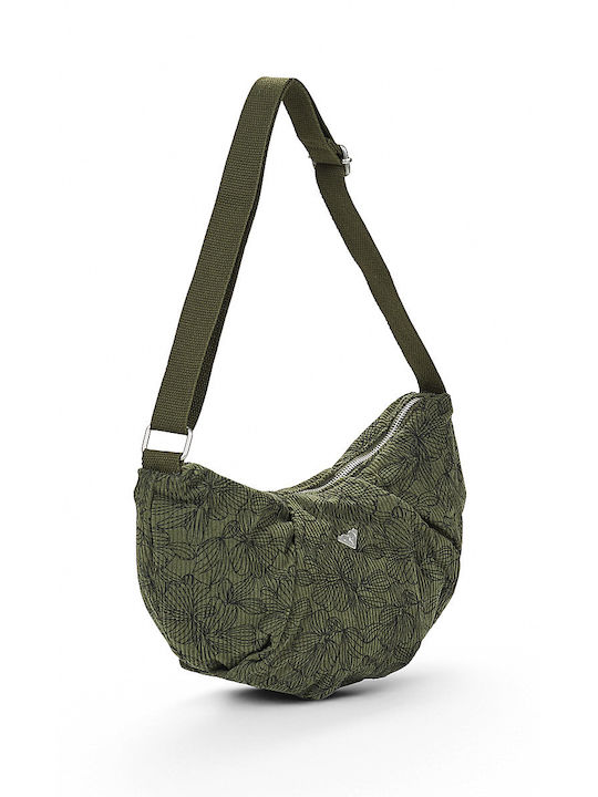 Printed Women's Crossbody Bag Green