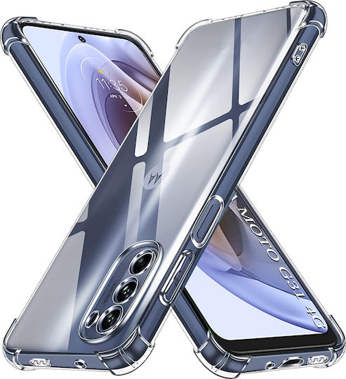 Techsuit Techsuit Back Cover Silicon Transparent (Moto G31)