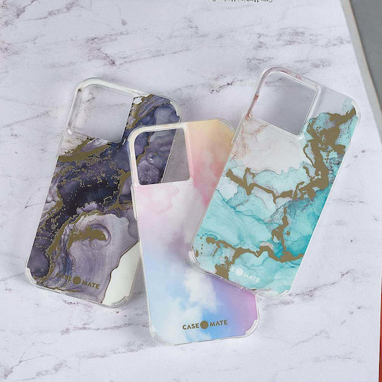 Case-Mate Tough Print Back Cover Σιλικόνης Ocean Marble (iPhone 13 Pro)