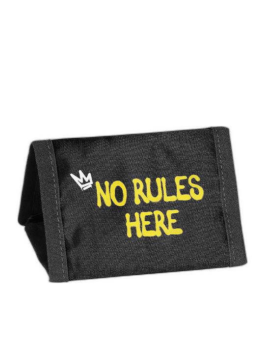 Paso Kids Wallet for Coins with Velcro Black