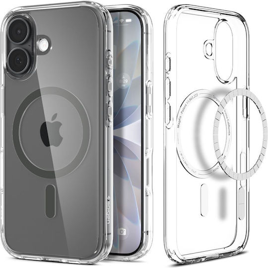 Spigen Ultra Hybrid MagSafe Задна корица Пластмаса / Силикон Clear Graphite (iPhone 17)