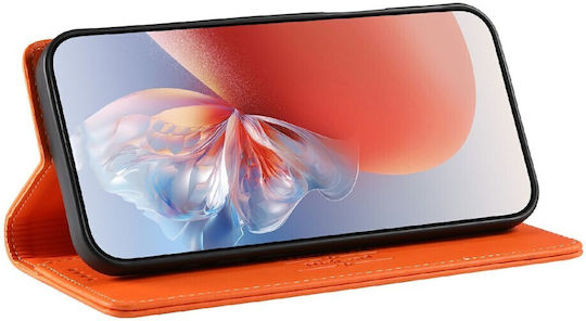 Df-019 Husa Book Portocalie Xiaomi Poco X8 Pro Max 5g