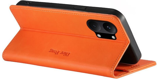 Df-019 Husa Book Portocalie Xiaomi Poco X8 Pro Max 5g