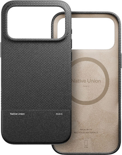 Native Union Back Cover Leather Black (iPhone 17 Pro Max)