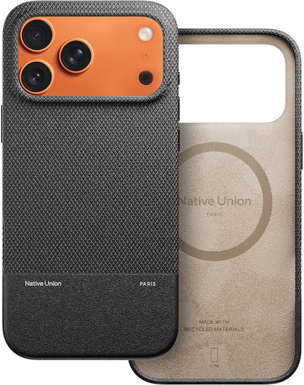 Native Union Back Cover Leather Black (iPhone 17 Pro Max)