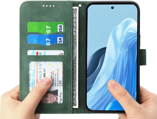 Dierfeng Θήκη Πορτοφόλι Green Oppo Reno15 5g