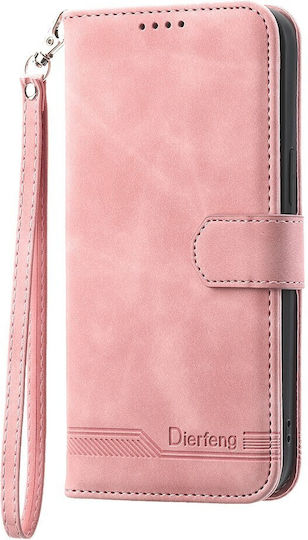 Dierfeng Θήκη Πορτοφόλι Pink Oppo Reno15 5g