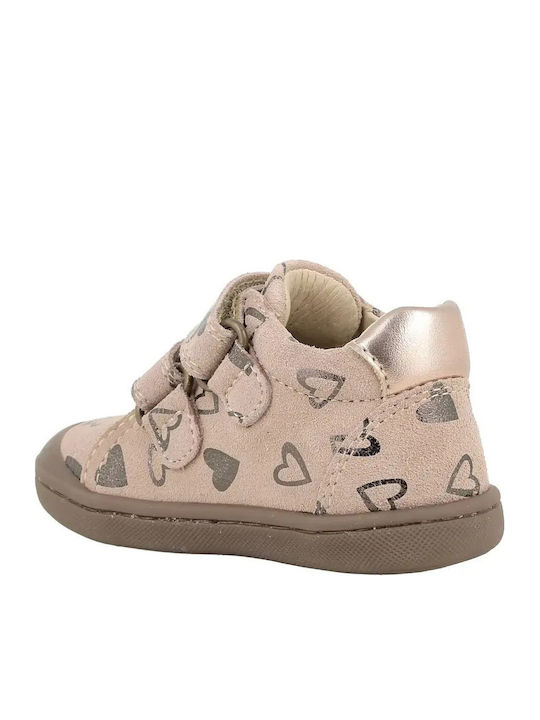 Anatomische Leder Kinderstiefel Beige