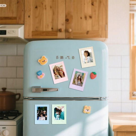 Loveinstant Frame 5x Instax Mini 99 12 13 40 41 Magnetic Photo Frame Refrigerator Pastel Colors