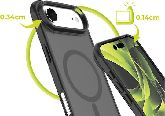 Mobile Origin Umschlag Rückseite Silikon 1.5mm Schwarz (iPhone Air)