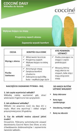 Coccine Ανατομικοί Πάτοι Παπουτσιών 99101/4142 2τμχ