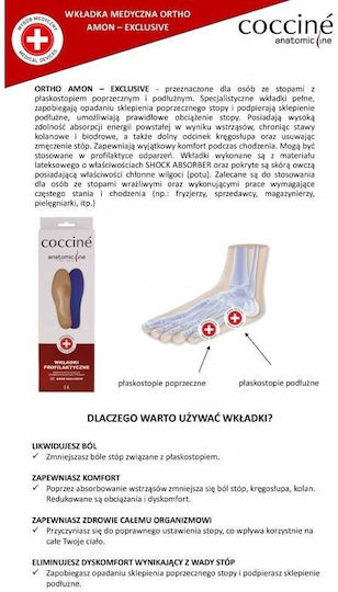Coccine Ανατομικοί Πάτοι Παπουτσιών Εργασίας 100041/45-46 2τμχ