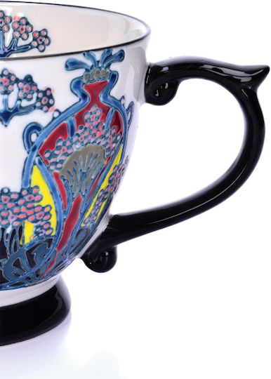 Duka Kaffeetasse Keramik Mehrfarbig 400ml