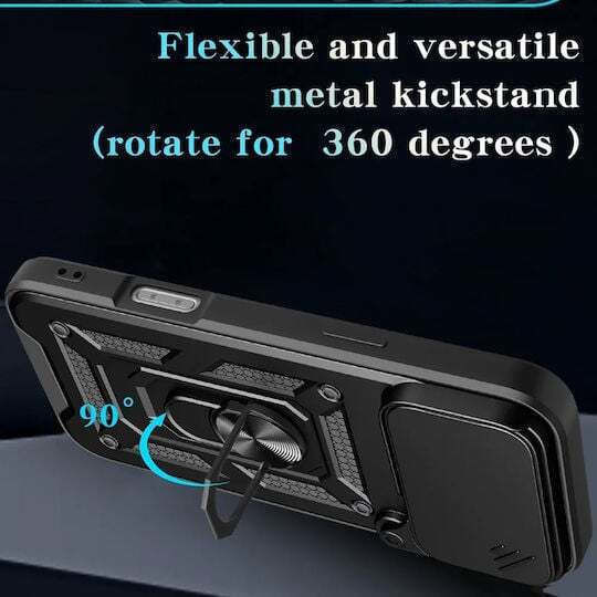 Defender Back Cover Plastic / Silicone Black (Redmi Note 15 Pro+ / Poco M8 Pro)