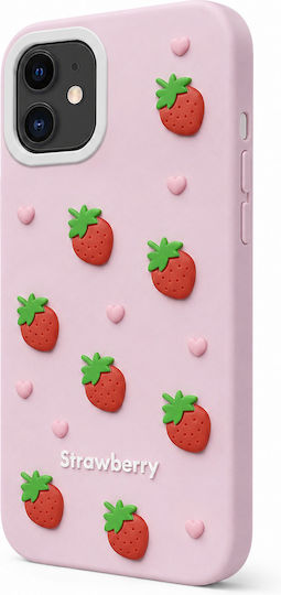 Strawberry Case Iphone 16 Pro Max 6 9" Pink