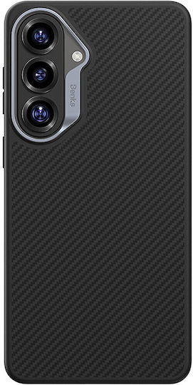 Benks Задна Корица Aramid Fiber / Силикон Черен (Galaxy S26+)