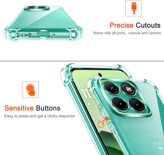 Techsuit Max Silicone Transparent Bumper (Motorola Edge 70)