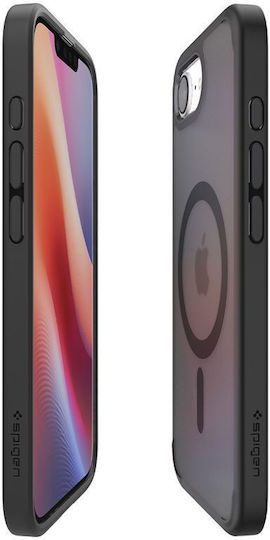 Husă Spigen Crystal Hybrid Magsafe Compatibilă cu iPhone 16e Negru Înghețat
