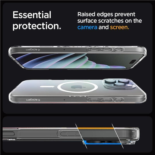 Spigen Crystal Flex Back Cover Σιλικόνης Διάφανο (iPhone 16 Pro Max)