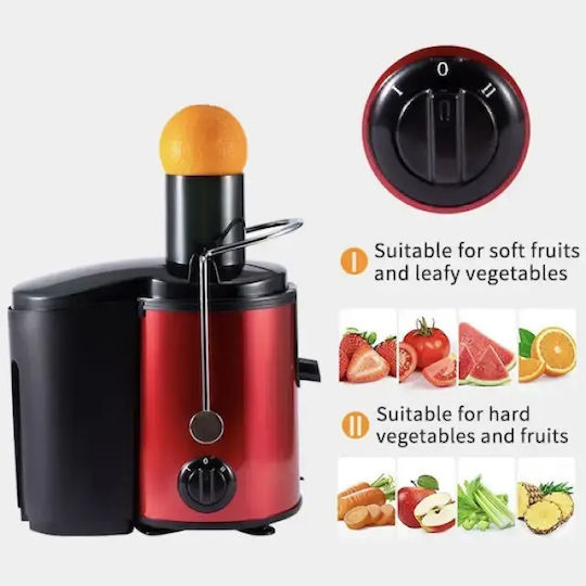 Spm JH-3028+JLB-K04A Сокоизтисквачка 850W Inox Червен
