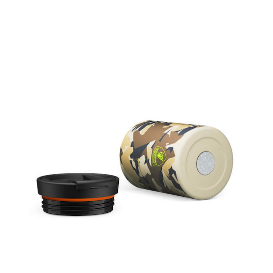 24Bottles Handled Tumbler Thermos Stainless Steel BPA Free 350ml Sand Sterrato with Straw and Handle
