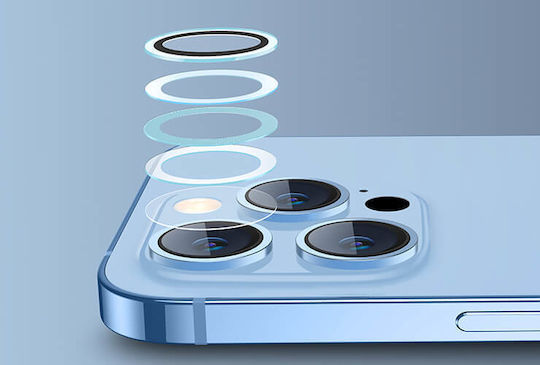 SiiPro Протектор За Камера Закалено Стъкло Черен За Iphone 14 Pro/14 Pro Max