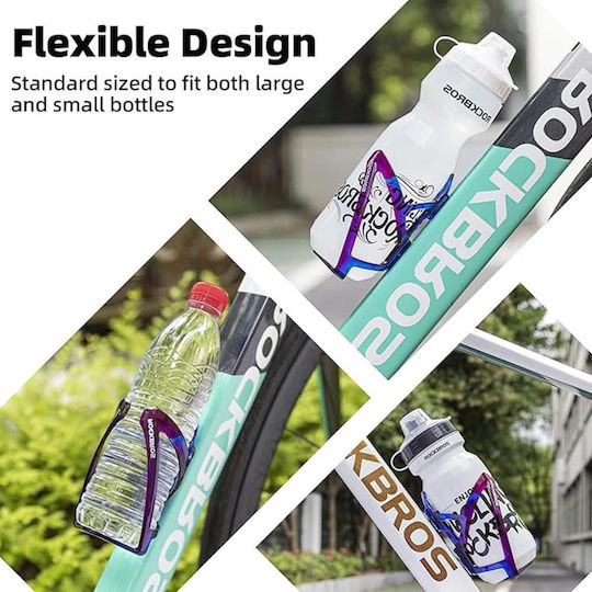 Rockbros Bicycle Bottle Cage Blue-Purple