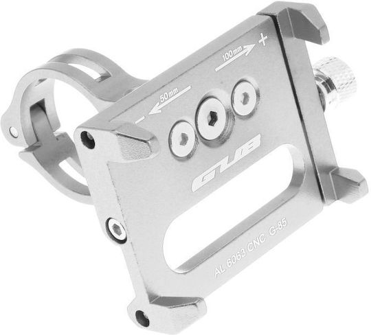 Gub G-85 Suport Bicicletă pentru Telefon Mobil 3.5" - 6.2" Argintiu