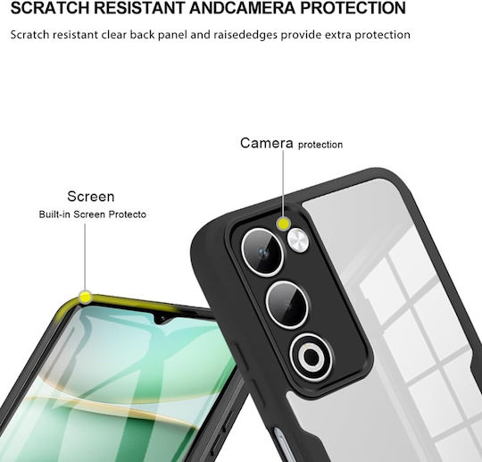 360 Full Cover 1.25mm Μαύρο (Oppo A5 4G, SKYDDAR INNOVATION)