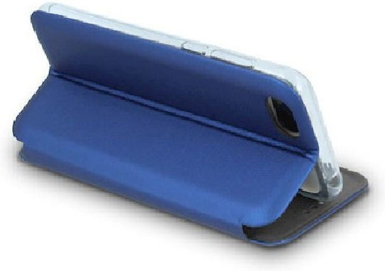 Smart Book Synthetic Leather / Silicone Navy Blue (Galaxy A55)