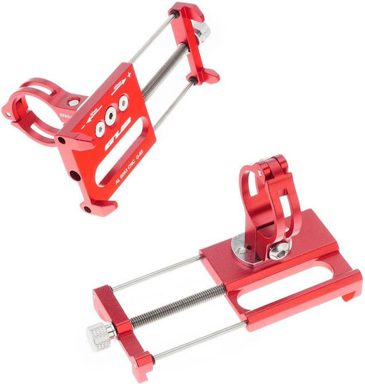 Gub G-85 Fahrradkoffer & -halter Aluminium Rote Handy-Halterung