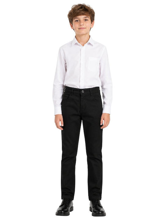 Kinderhose Stoff Schwarz
