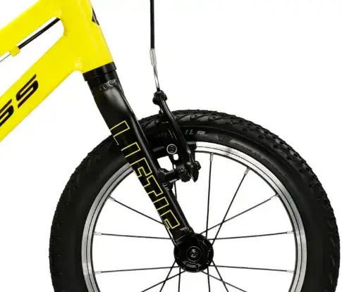 Kross 14" Παιδικό Ποδήλατo BMX με Σκελετό Αλουμινίου Κίτρινο