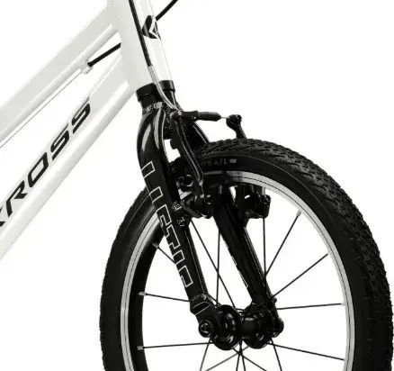 Kross 16" Kinderfahrrad BMX mit Aluminiumrahmen Weiß