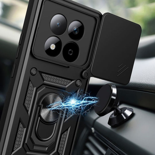 Tech-Protect Camshield Pro 360 Full Cover Μεταλλικό Μαύρο (Redmi Note 15 Pro+ / Poco M8 Pro)