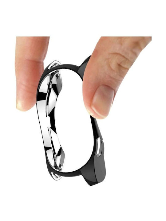 Schützender Rahmen Fall Silikon in Schwarz Farbe für Samsung Galaxy Watch 3 Schützender Rahmen Fall Silikon in Schwarz Farbe für Samsung Galaxy Watch 3