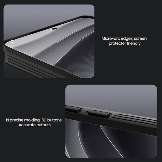 Nillkin Camshield Texture Pro Series Задна корица Пластмаса / Силикон Зелен (Redmi Note 14 Pro+)