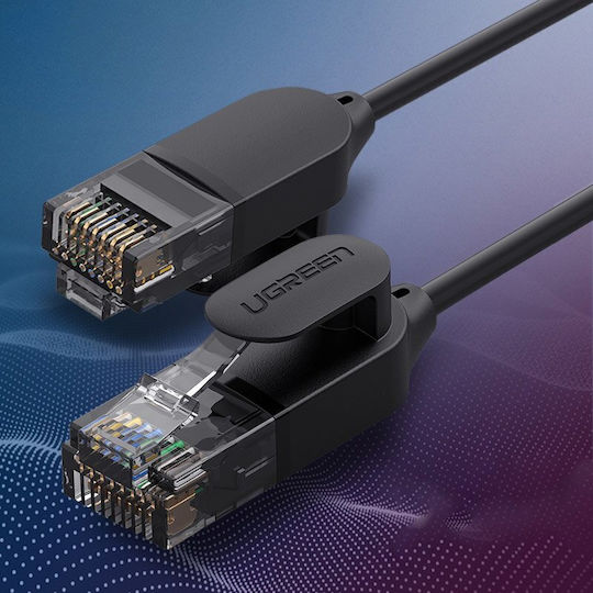 Ugreen U/UTP Cat.6a (Gigabit) Καλώδιο Δικτύου Ethernet 10m Μαύρο