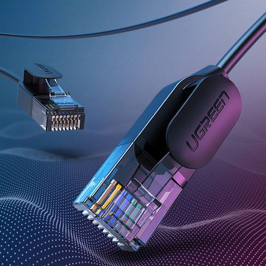 Ugreen U/UTP Cat.6a (Gigabit) Καλώδιο Δικτύου Ethernet 2m Μαύρο