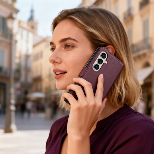 Tech-protect Wallet Θήκη Galaxy A36 A56 A37 Mulberry