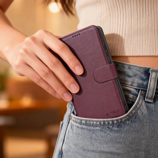 Tech-protect Wallet Θήκη Galaxy A36 A56 A37 Mulberry